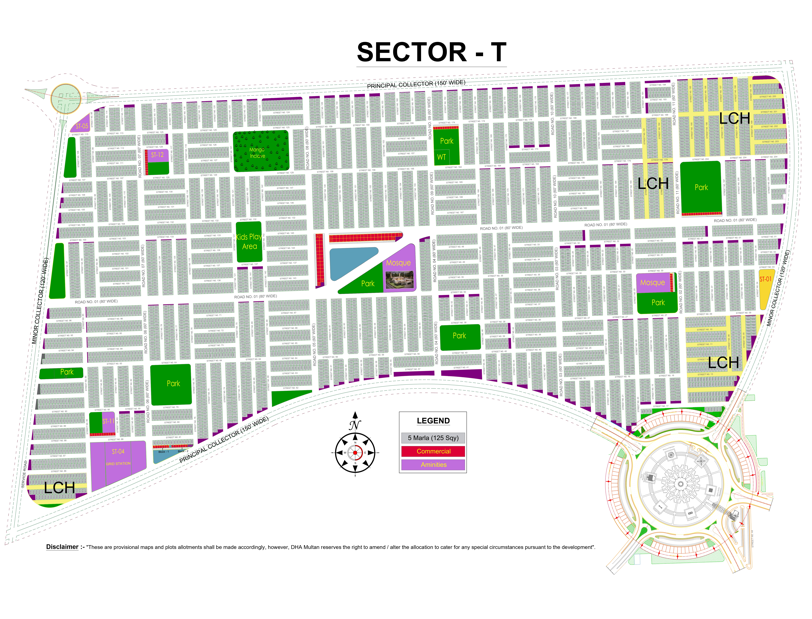 DHA 5 Marla Sector T Plot 1577